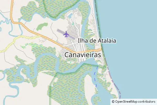 Mapa Canavieiras