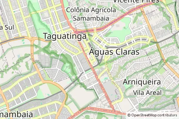 Mapa Águas Claras