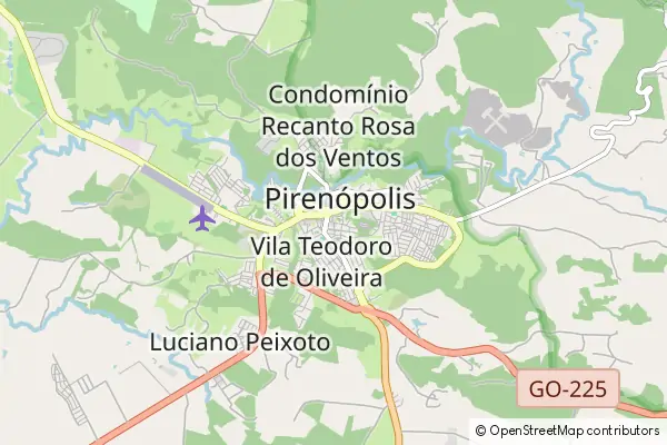 Mapa Pirenópolis