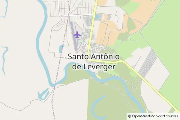 Mapa Santo Antônio do Leverger