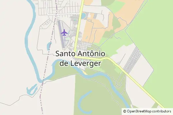 Mapa Santo Antonio de Leverger