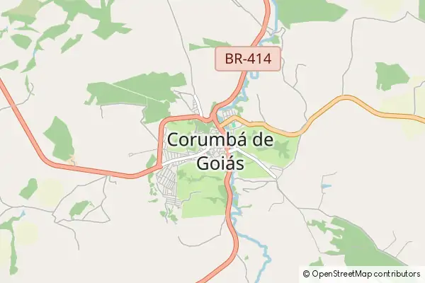 Mapa Corumbá de Goiás