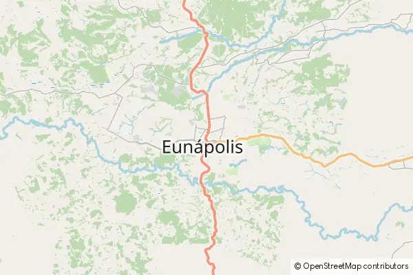 Mapa Eunápolis