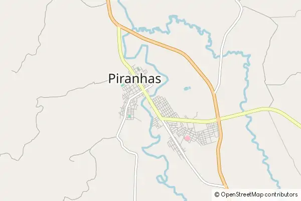 Mapa Piranhas