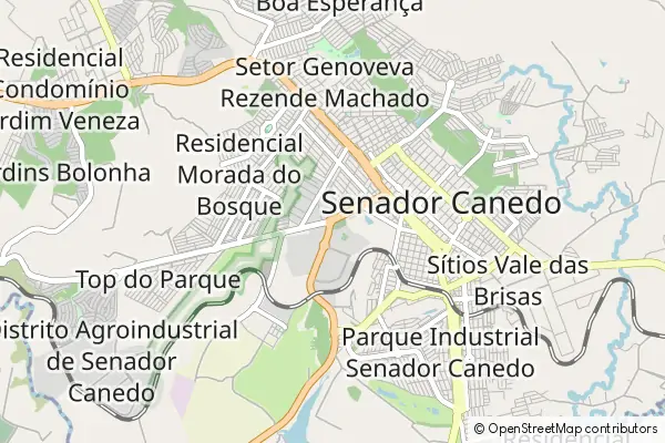 Mapa Senador Canedo