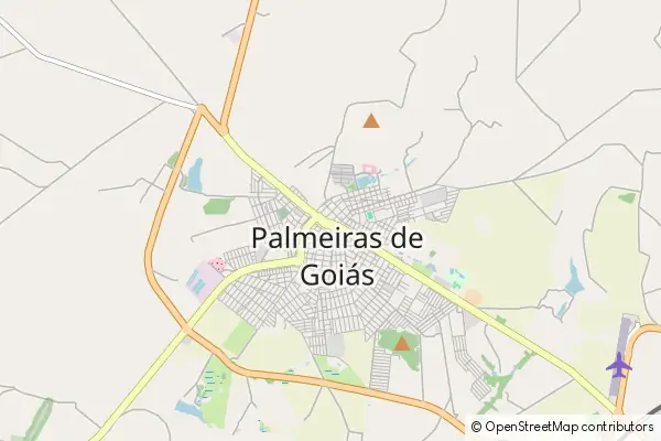 Mapa Palmeiras de Goiás