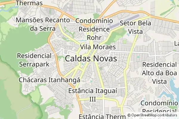 Mapa Caldas Novas