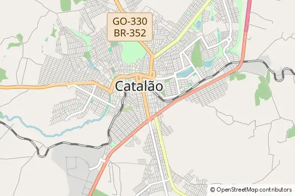 Mapa Catalão