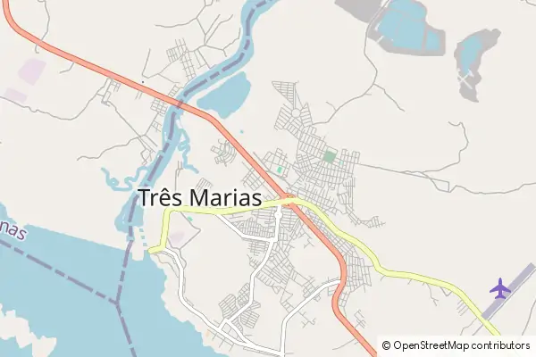 Mapa Três Marias