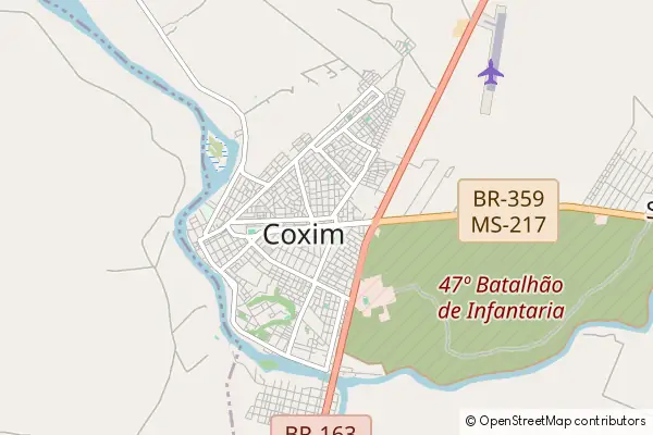 Mapa Coxim