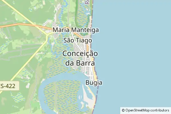 Mapa Conceição da Barra