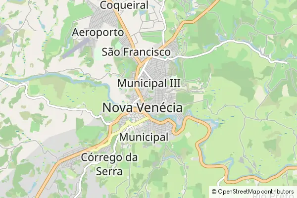 Mapa Nova Venécia