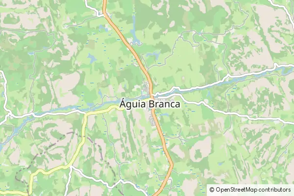 Mapa Águia Branca