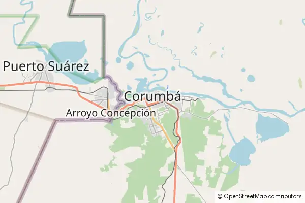 Mapa Corumbá