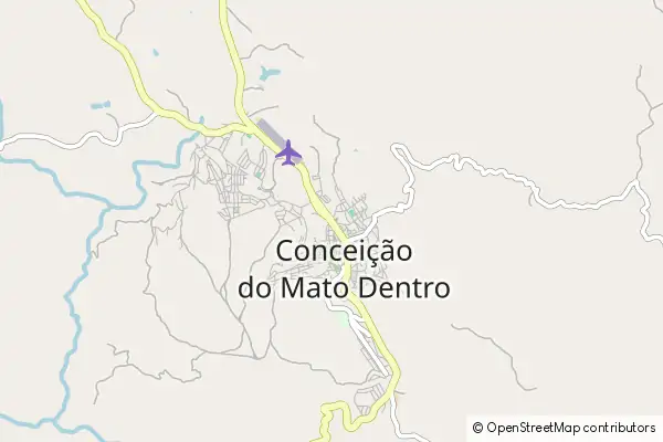 Mapa Conceição do Mato Dentro