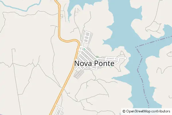 Mapa Nova Ponte