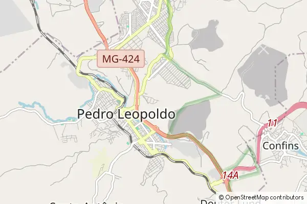 Mapa Pedro Leopoldo