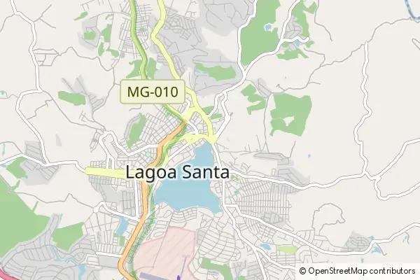 Mapa Lagoa Santa