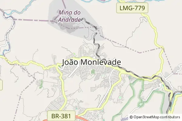 Mapa João Monlevade