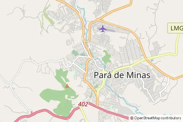 Mapa Pará de Minas