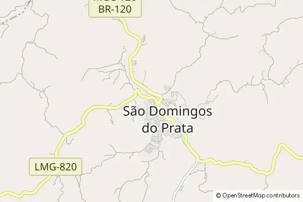 Mapa São Domingos do Prata