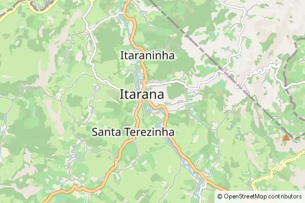 Mapa Itarana