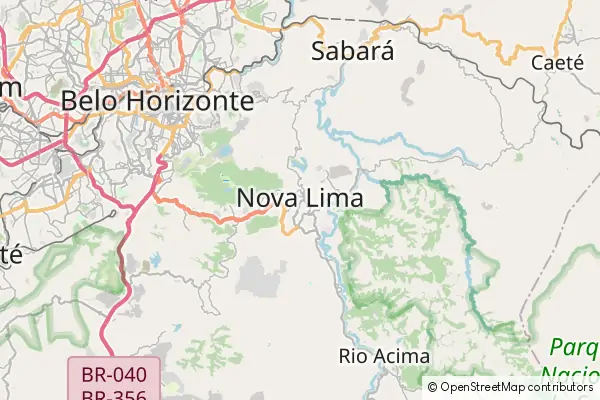 Mapa Nova Lima