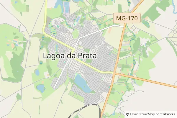 Mapa Lagoa da Prata