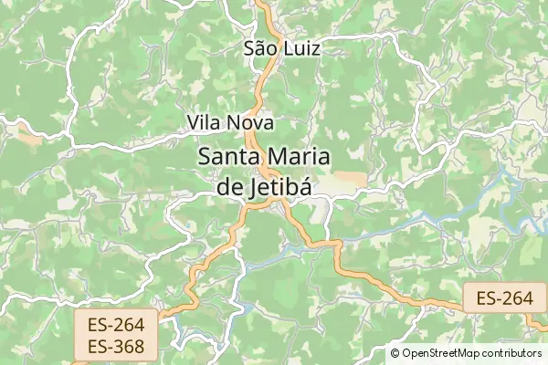 Mapa Santa Maria de Jetibá