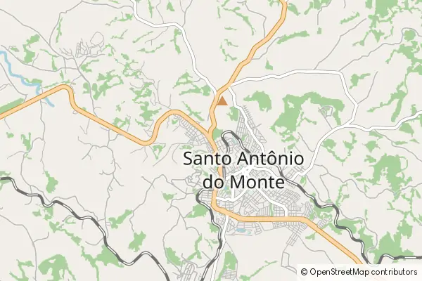 Mapa Santo Antônio do Monte