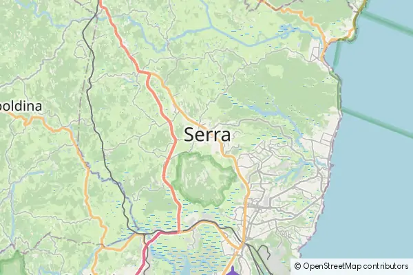 Mapa Serra