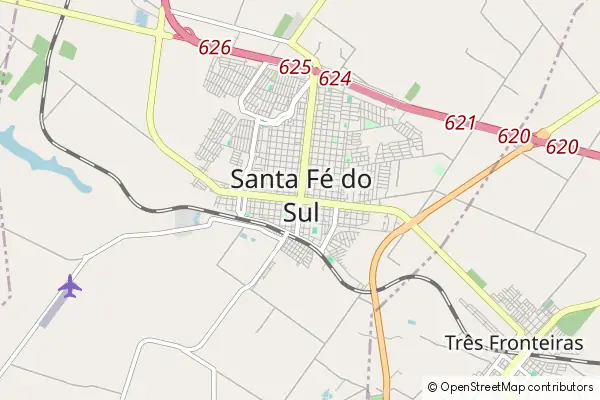 Mapa Santa Fé do Sul