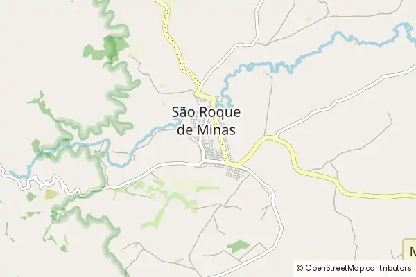 Mapa São Roque de Minas