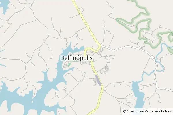 Mapa Delfinópolis