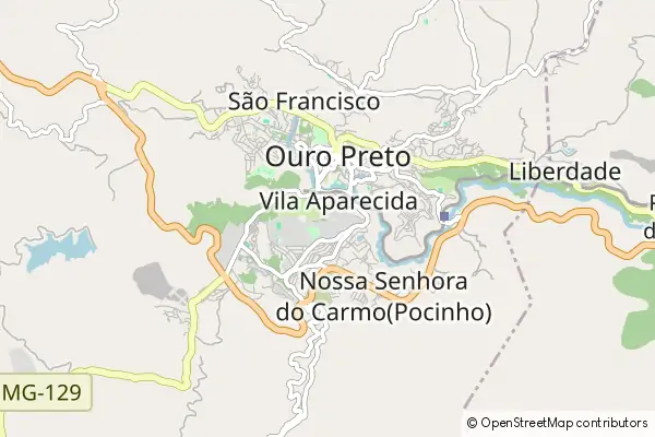 Mapa Ouro Preto