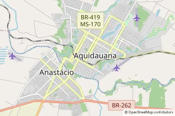 Mapa Aquidauana