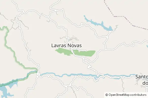 Mapa Lavras Novas