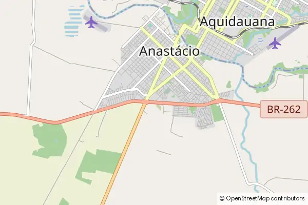 Mapa Anastácio