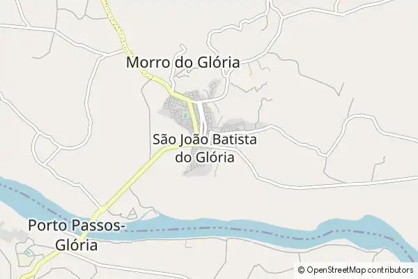 Mapa São João Batista do Glória