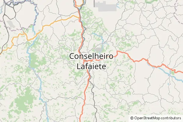 Mapa Conselheiro Lafaiete