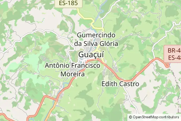 Mapa Guaçuí