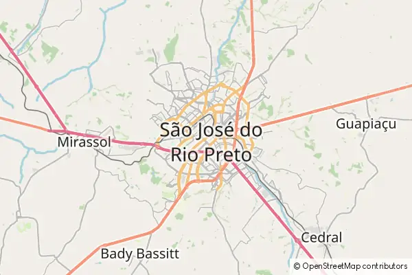 Mapa: São José do Rio Preto • © OpenStreetMap contributors Mapa São José do Rio Preto