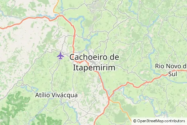 Mapa Cachoeiro de Itapemirim