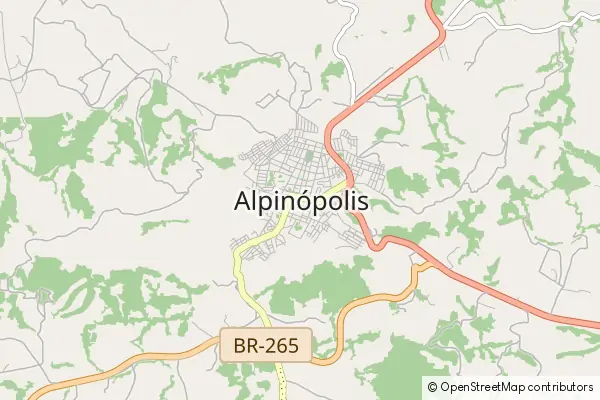 Mapa Alpinópolis