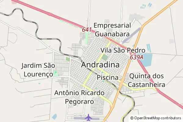 Mapa Andradina