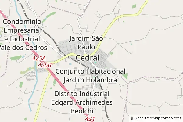 Mapa Cedral