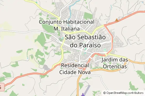 Mapa São Sebastião do Paraíso