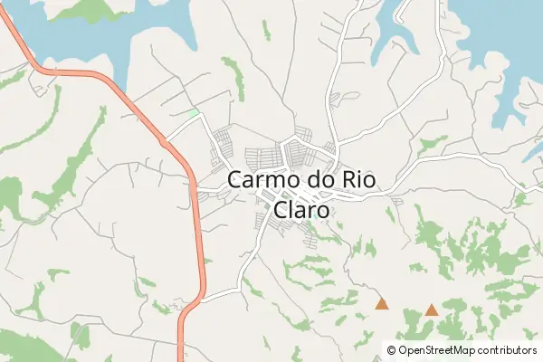 Mapa Carmo do Rio Claro