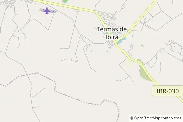 Mapa Termas de Ibirá