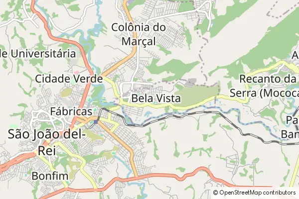 Mapa Santa Cruz de Minas